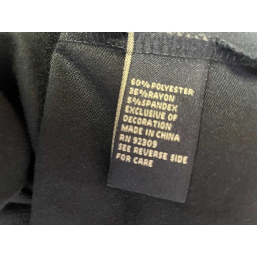 DG2 by Diane Gilman Embellished Hi-Low Short-Sleeve Tee MEDIUM (616) - Picture 6 of 8